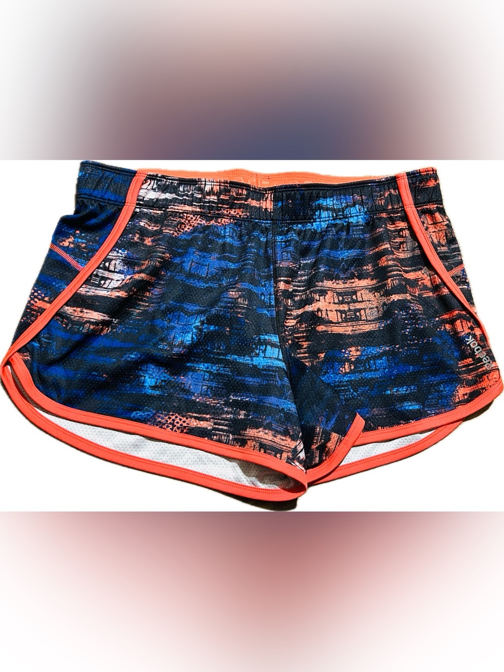 Reebok Women's Athletic Shorts Abstract Print - Large